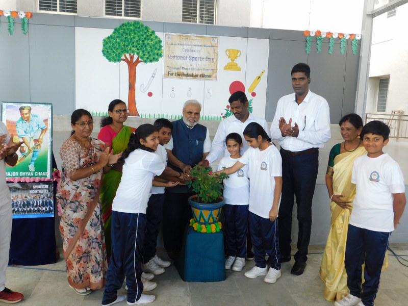 SRI B. M. PATIL PUBLIC SCHOOL, Vijayapura, Sports Day 2024